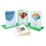 Biglietti augurali COMPLEANNO 3D 4pz