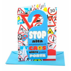 Biglietti generici e compleanno fermaporta 12pz