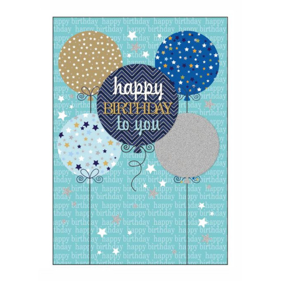 Biglietti auguri COMPLEANNO special maschile applicazioni 3D e glitter 12pz Biglietti auguri COMPLEANNO special maschile applicazioni 3D e glitter 12pz