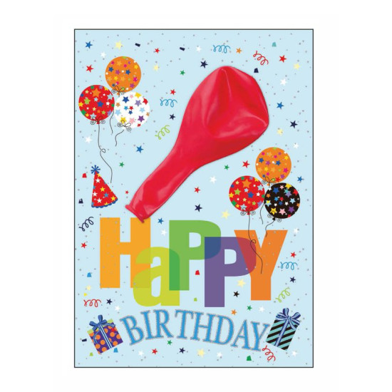 Biglietti auguri COMPLEANNO special VERI palloncini, candeline e pirottini 12pz Biglietti auguri COMPLEANNO special VERI palloncini, candeline e pirottini 12pz