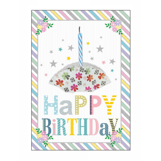 Biglietti auguri COMPLEANNO special VERI palloncini, candeline e pirottini 12pz Biglietti auguri COMPLEANNO special VERI palloncini, candeline e pirottini 12pz