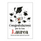 Biglietti auguri LAUREA e COMPLEANNO special applicazioni 3D e argento12pz Biglietti auguri LAUREA e COMPLEANNO special applicazioni 3D e argento12pz