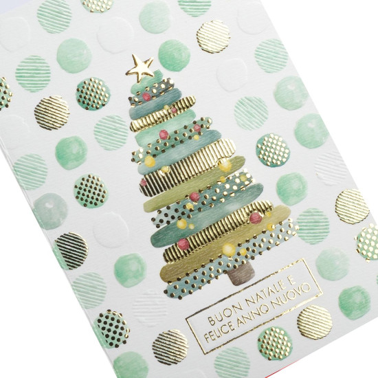 Biglietti di Natale albero e Babbo Natale – 12 Pezzi Biglietti di Natale albero e Babbo Natale – 12 Pezzi