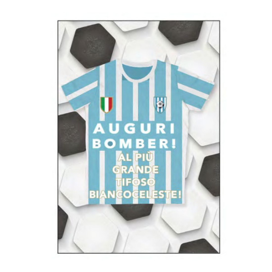 Biglietti auguri TIFOSI BIANCOCELESTI 6pz