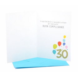 Biglietti auguri 30 anni superspecial 6pz