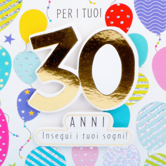 Biglietti auguri 30 anni superspecial 6pz Biglietti auguri 30 anni superspecial 6pz