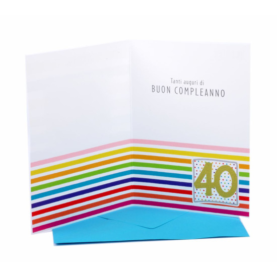 Biglietti auguri 40 anni superspecial 6pz Biglietti auguri 40 anni superspecial 6pz