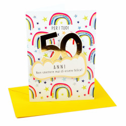 Biglietti auguri 50 anni superspecial 6pz