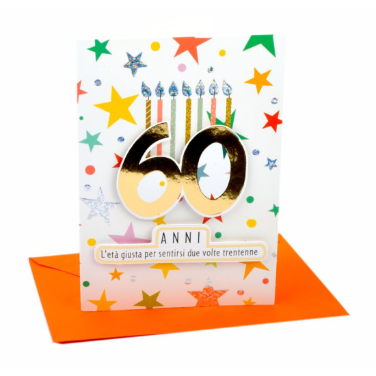 Biglietti auguri 60 anni superspecial 6pz Biglietti auguri 60 anni superspecial 6pz