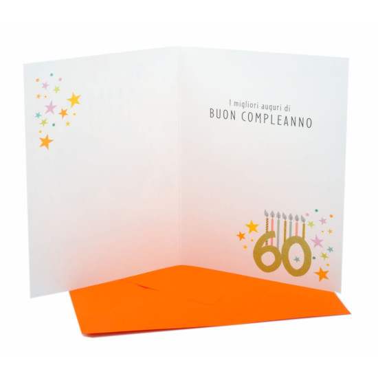 Biglietti auguri 60 anni superspecial 6pz Biglietti auguri 60 anni superspecial 6pz