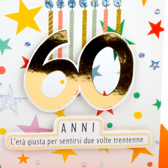 Biglietti auguri 60 anni superspecial 6pz Biglietti auguri 60 anni superspecial 6pz