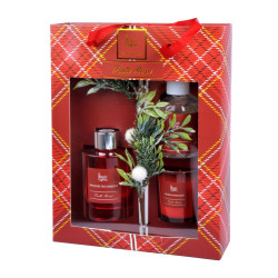 Set regalo profumato Frutti Rossi con diffusore e candela