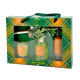 Set regalo profumato Arancio Cannella con candela, diffusore e spray Set regalo profumato Arancio Cannella con candela, diffusore e spray