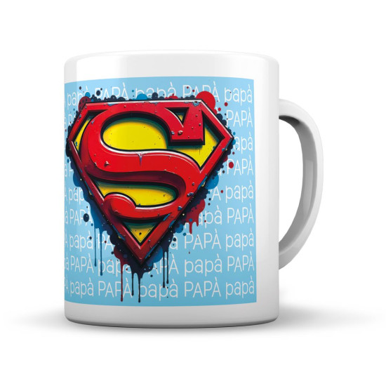 Tazza ceramica  SUPER PAPA' 350ml