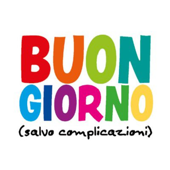 Tazza ceramica BUON GIORNO SALVO COMPLECAZIONI 350ml