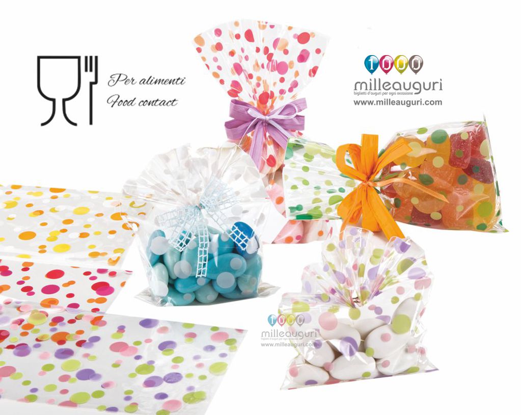 Sacchetti A Fondo Quadro In Polipropilene Trasparente - Eurocell