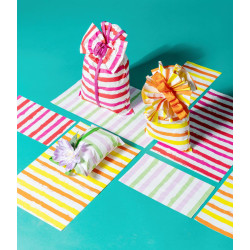 Busta regalo 20x35 STRIPES 100pz