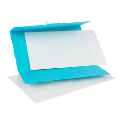 Biglietti CARTA GELSO KOZO con busta e fiocco 12pz Biglietti CARTA GELSO KOZO con busta e fiocco 12pz