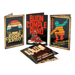 Biglietti auguri compleanno YOUNG 12pz