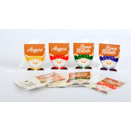 Bigliettini chiudipacco natale 25x4pz