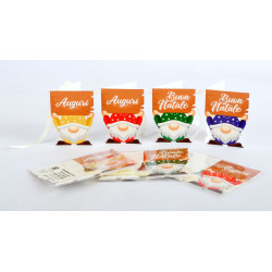 Bigliettini chiudipacco natale 25x4pz Bigliettini chiudipacco natale 25x4pz