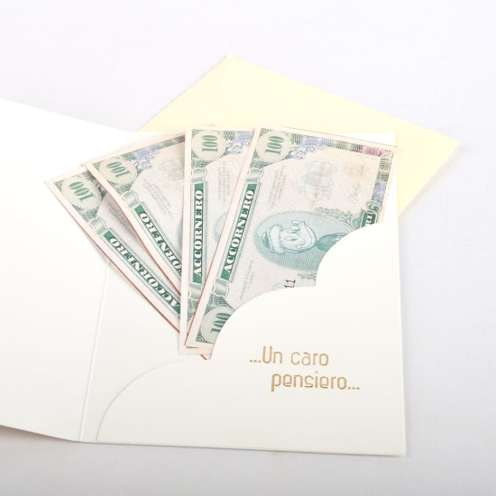 Biglietti auguri portasoldi NATALE special gold 12pz Biglietti auguri portasoldi NATALE special gold 12pz