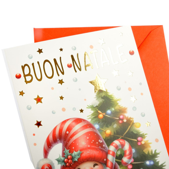Biglietti augurali NATALE special gold 12pz Biglietti augurali NATALE special gold 12pz