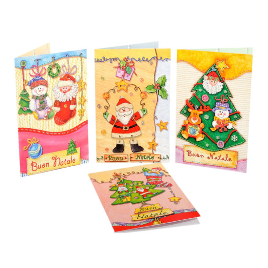 Biglietti NATALE 8,5x13x5 - 48pz