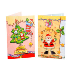 Biglietti NATALE 8,5x13x5 - 48pz