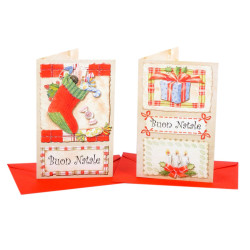 Biglietti NATALE 8,5x13x5 - 48pz