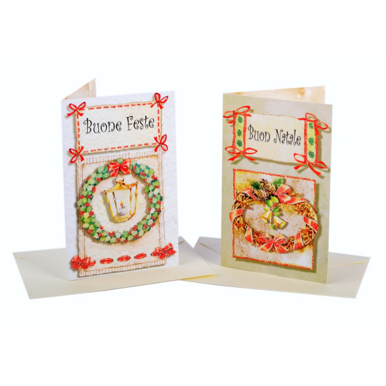 Biglietti NATALE 8,5x13x5 - 48pz