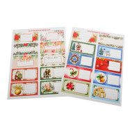 Chiudipacco NATALE adesivo 10 fogli