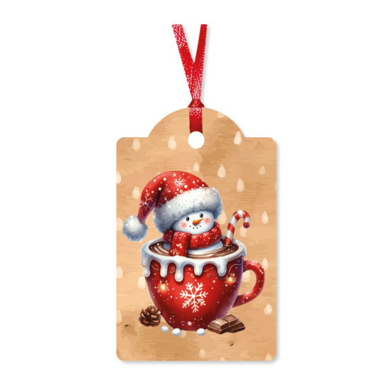 Chiudipacco NATALE con raso 100pz Chiudipacco NATALE con raso 100pz