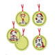 Chiudipacco NATALE sagomato 100pz Chiudipacco NATALE sagomato 100pz