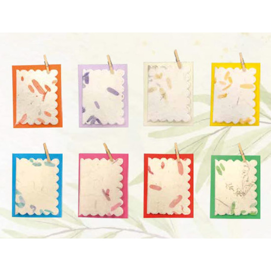 Mini biglietti carta natural provence cm 7,5x5,5 80pz Mini biglietti carta natural provence cm 7,5x5,5 80pz