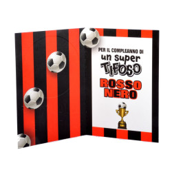 Biglietti auguri COMPLEANNO tifosi calcio 12pz Biglietti auguri COMPLEANNO tifosi calcio 12pz