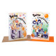 Biglietti augurali COMPLEANNO animaletti con rotella 12pz Biglietti augurali COMPLEANNO animaletti con rotella 12pz