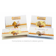 Biglietti augurali COMUNIONE e CRESIMA portasoldi 12pz