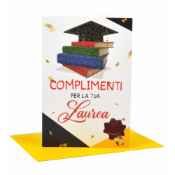 Biglietti auguri LAUREA POPUP 20pz Biglietti auguri LAUREA POPUP 20pz