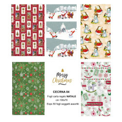 Carta regalo NATALE allegra 50 fogli