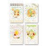 Biglietti auguri CRESIMA colore e oro 20pz