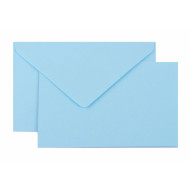 Blister 10 cartoncini + 10 buste 9x14 AZZURRO PASTELLO