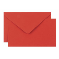 Blister 10 cartoncini + 10 buste 9x14 ROSSO