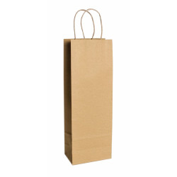 Borsa per bottiglia carta kraft avana 25pz Borsa per bottiglia carta kraft avana 25pz