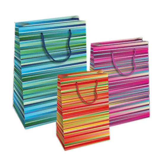 Shopper carta 25x35 RIGATO 10pz