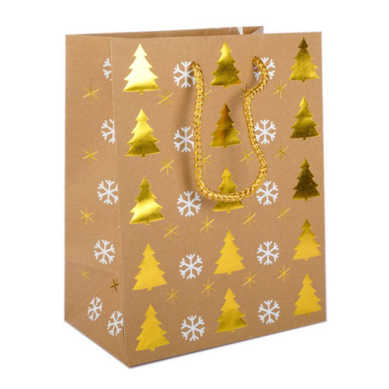 Borsette 18x23 natale WOOD 10pz