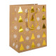 Borsette 18x23 natale WOOD 10pz