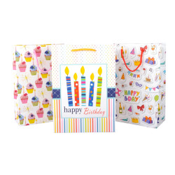 Shopper 18x23 HAPPY 10pz