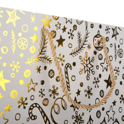 Borsette 33x10x45 cartoncino natalizie - 10pz Borsette 33x10x45 cartoncino natalizie - 10pz