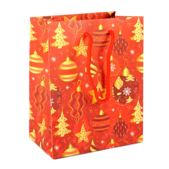 Shopper 18x23 NATALE classic 10pz